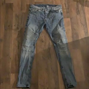 Biker jeans